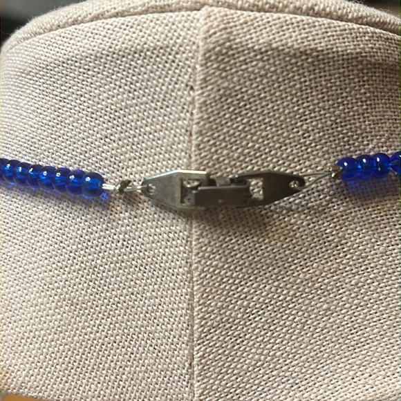 Handmade Multi Colored Round & Star Shaped Beaded Necklace - Picture 3 of 3